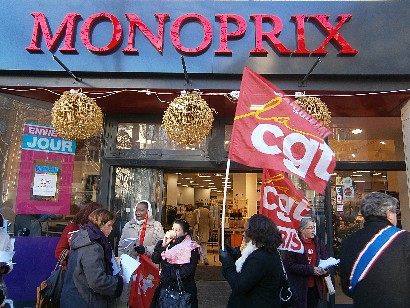 Monoprix sac clearance rond